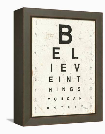 Eye Chart I-Jess Aiken-Framed Stretched Canvas