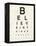 Eye Chart I-Jess Aiken-Framed Stretched Canvas