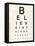 Eye Chart I-Jess Aiken-Framed Stretched Canvas