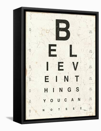 Eye Chart I-Jess Aiken-Framed Stretched Canvas