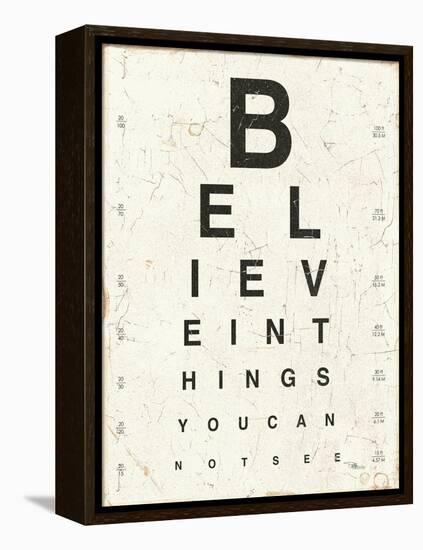 Eye Chart I-Jess Aiken-Framed Stretched Canvas