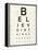 Eye Chart I-Jess Aiken-Framed Stretched Canvas