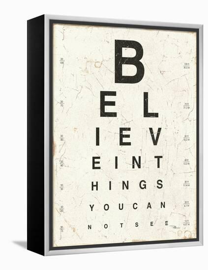 Eye Chart I-Jess Aiken-Framed Stretched Canvas