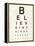 Eye Chart I-Jess Aiken-Framed Stretched Canvas