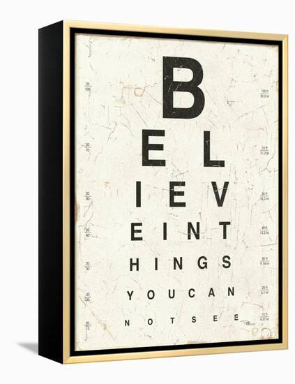 Eye Chart I-Jess Aiken-Framed Stretched Canvas