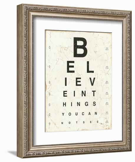 Eye Chart I-Jess Aiken-Framed Art Print