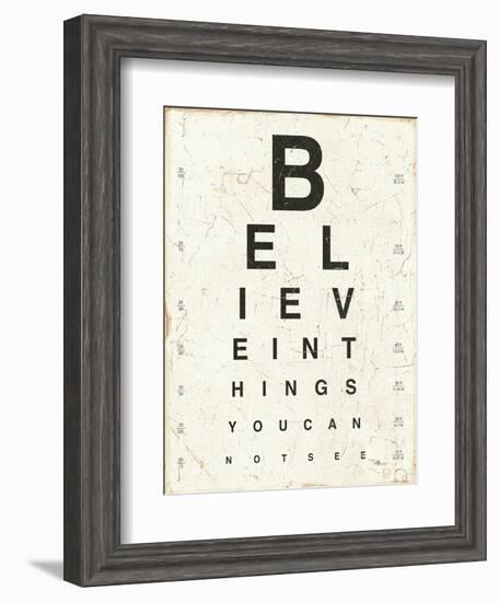 Eye Chart I-Jess Aiken-Framed Art Print