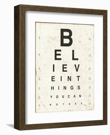 Eye Chart I-Jess Aiken-Framed Art Print