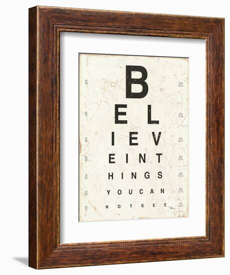 Eye Chart I-Jess Aiken-Framed Art Print