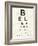 Eye Chart I-Jess Aiken-Framed Art Print