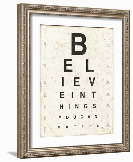 Eye Chart I-Jess Aiken-Framed Art Print