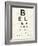 Eye Chart I-Jess Aiken-Framed Art Print