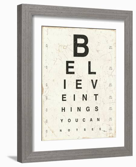 Eye Chart I-Jess Aiken-Framed Art Print