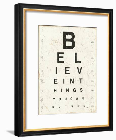 Eye Chart I-Jess Aiken-Framed Art Print