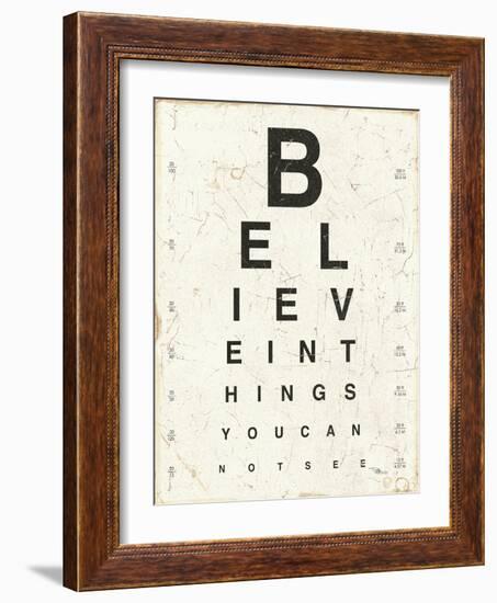 Eye Chart I-Jess Aiken-Framed Art Print