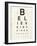 Eye Chart I-Jess Aiken-Framed Art Print