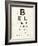 Eye Chart I-Jess Aiken-Framed Art Print