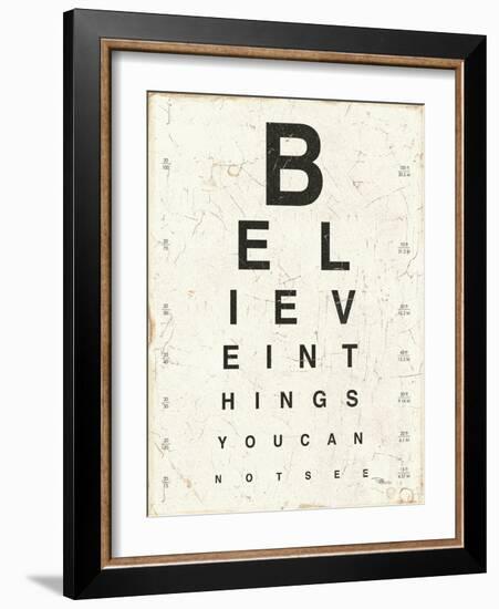 Eye Chart I-Jess Aiken-Framed Art Print