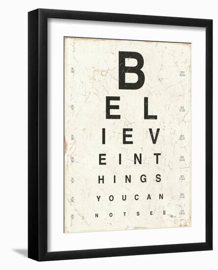 Eye Chart I-Jess Aiken-Framed Art Print