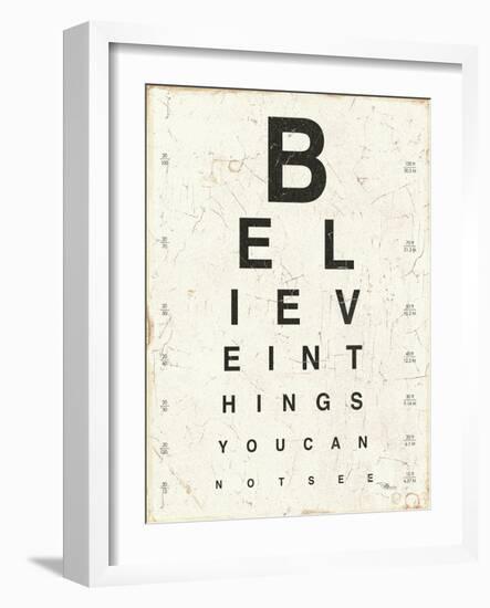 Eye Chart I-Jess Aiken-Framed Art Print