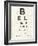 Eye Chart I-Jess Aiken-Framed Art Print