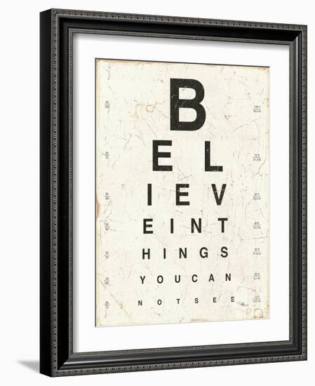 Eye Chart I-Jess Aiken-Framed Art Print