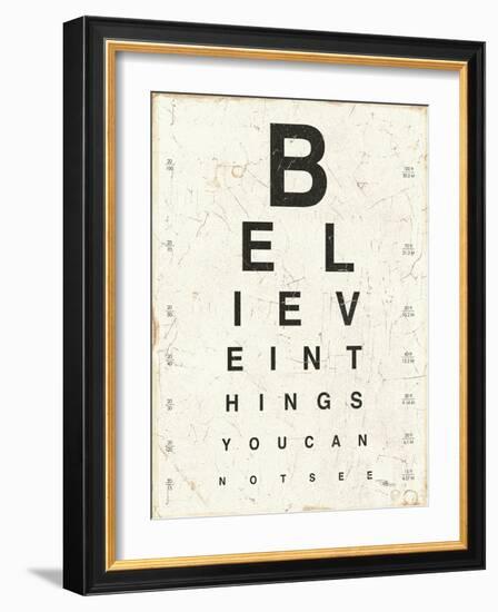 Eye Chart I-Jess Aiken-Framed Art Print