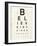 Eye Chart I-Jess Aiken-Framed Premium Giclee Print