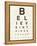 Eye Chart I-Jess Aiken-Framed Stretched Canvas