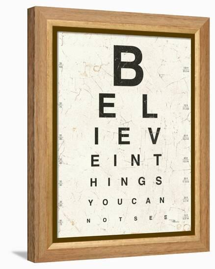 Eye Chart I-Jess Aiken-Framed Stretched Canvas