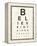 Eye Chart I-Jess Aiken-Framed Stretched Canvas