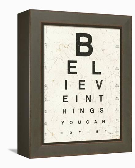 Eye Chart I-Jess Aiken-Framed Stretched Canvas