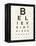 Eye Chart I-Jess Aiken-Framed Stretched Canvas