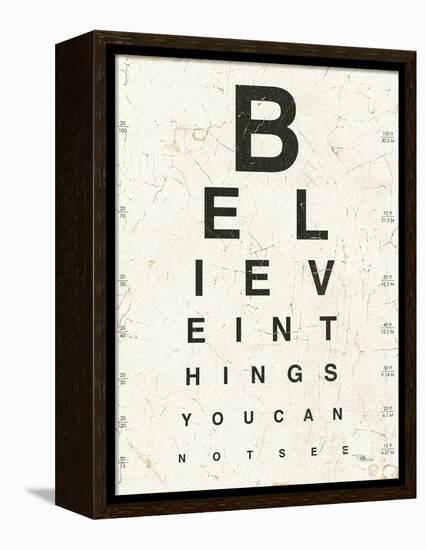 Eye Chart I-Jess Aiken-Framed Stretched Canvas