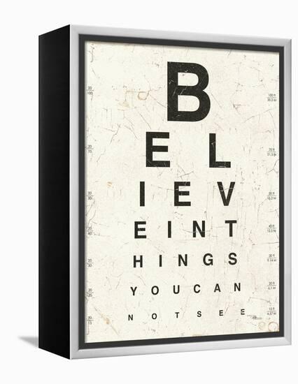Eye Chart I-Jess Aiken-Framed Stretched Canvas