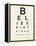 Eye Chart I-Jess Aiken-Framed Stretched Canvas