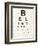 Eye Chart I-Jess Aiken-Framed Premium Giclee Print