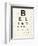 Eye Chart I-Jess Aiken-Framed Premium Giclee Print