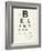 Eye Chart I-Jess Aiken-Framed Art Print