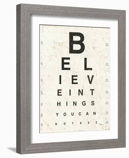 Eye Chart I-Jess Aiken-Framed Art Print