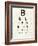 Eye Chart I-Jess Aiken-Framed Art Print