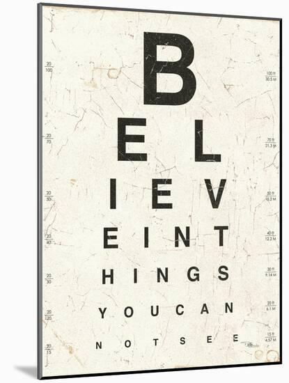 Eye Chart I-Jess Aiken-Mounted Art Print