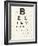 Eye Chart I-Jess Aiken-Framed Art Print