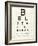 Eye Chart I-Jess Aiken-Framed Art Print