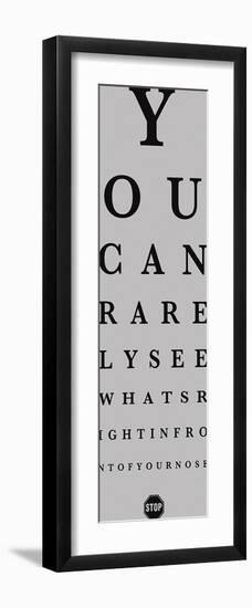 Eye Chart II-The Vintage Collection-Framed Giclee Print