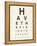 Eye Chart II-Jess Aiken-Framed Stretched Canvas