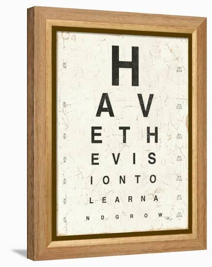 Eye Chart II-Jess Aiken-Framed Stretched Canvas