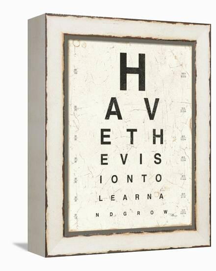 Eye Chart II-Jess Aiken-Framed Stretched Canvas