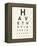 Eye Chart II-Jess Aiken-Framed Stretched Canvas