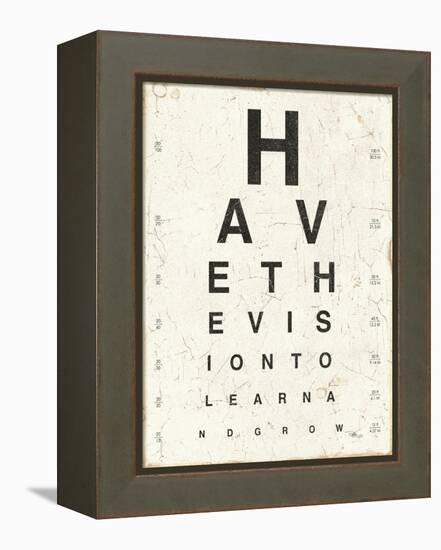 Eye Chart II-Jess Aiken-Framed Stretched Canvas